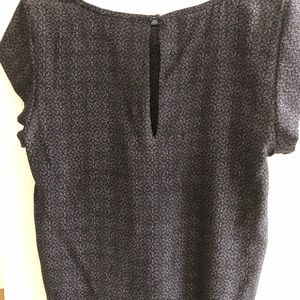 Joie short sleeved silk blouse